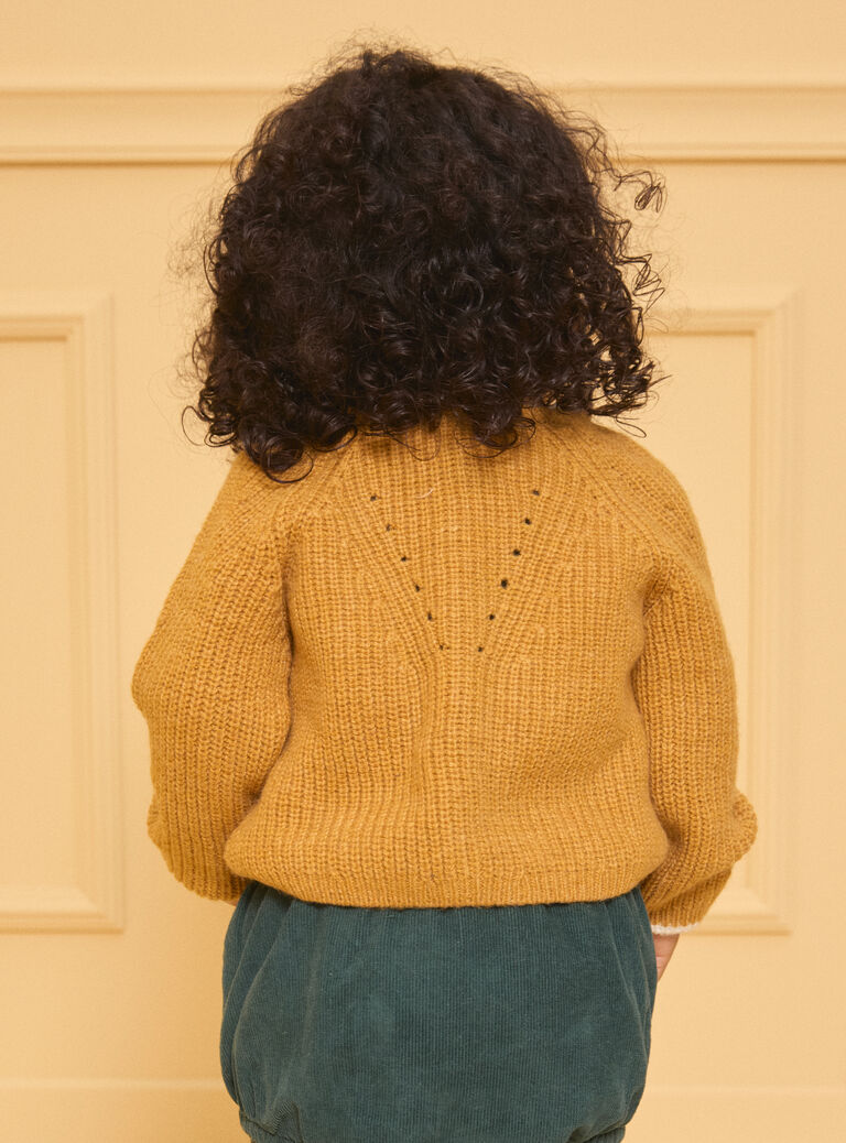 Heather yellow CARDIGAN LALILY / 24H1BFO1CARB111