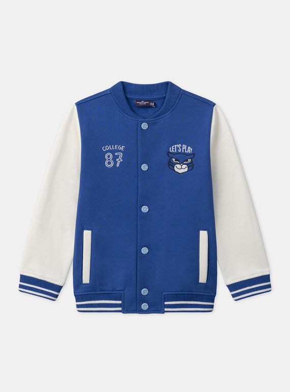 Blue KIDS CARDIGAN METEDAGE / 25E3PG81GILC209