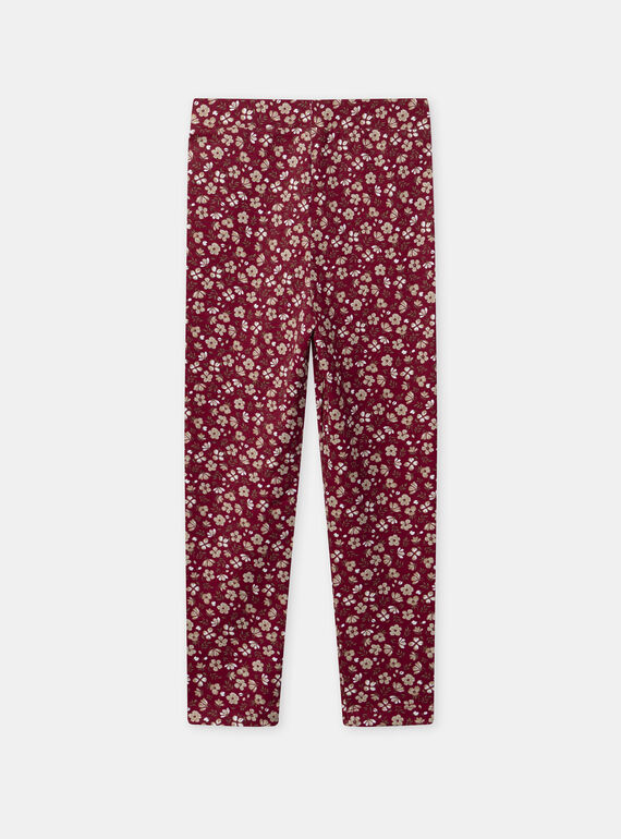 Dark burgundy LEGGINGS (bottom) NELEGETTE / 25H2PFK1LG503