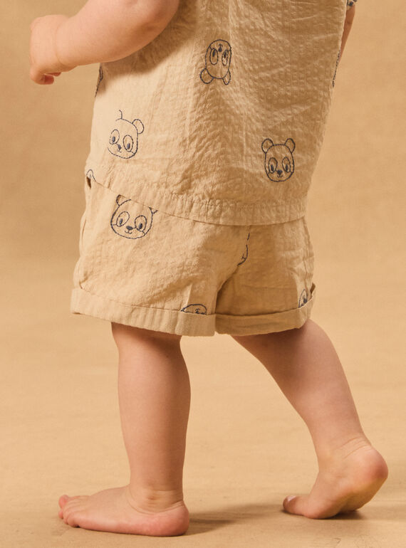 Light beige SHORTS MAYANIS / 25E1BGR1SHO806