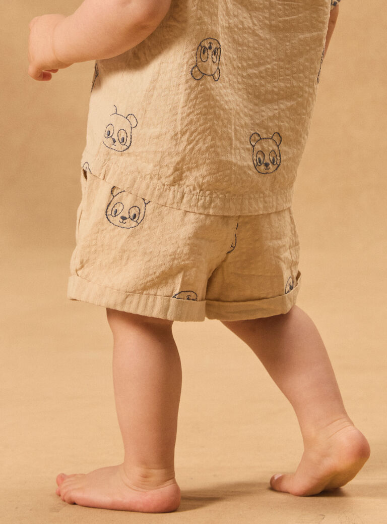 Light beige SHORTS Light beige SHORTS MAYANIS / 25E1BGR1SHO806