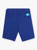 Child boy midnight blue linen shorts COVAGE / 22E3PGN3BERC231