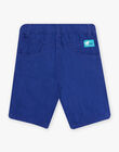 Child boy midnight blue linen shorts COVAGE / 22E3PGN3BERC231