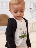Baby boy white and green T-shirt BADAEL / 21H1BG21TMC632