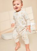 Beige jungle print sleep suit FEDORIAN / 23E5BG25GREA011