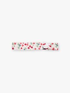 Strawberry printed headband mouse badge ZAAGATHE / 21E4BFJ1BAN301
