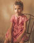 Old pink flower print dress FIBRODETTE / 23E2PFD1ROBD318