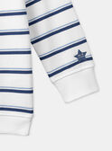 Ecru and blue striped sweater LERAYAGE / 24H3PGJ1SWE001
