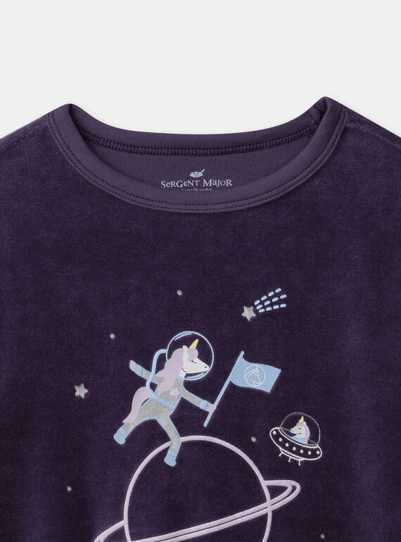 Purple PYJAMA NECENETTE / 25H5PFD3PYJ712