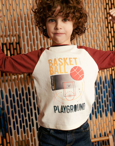 Child boy basketball t-shirt CABIAGE / 22E3PG71TML005