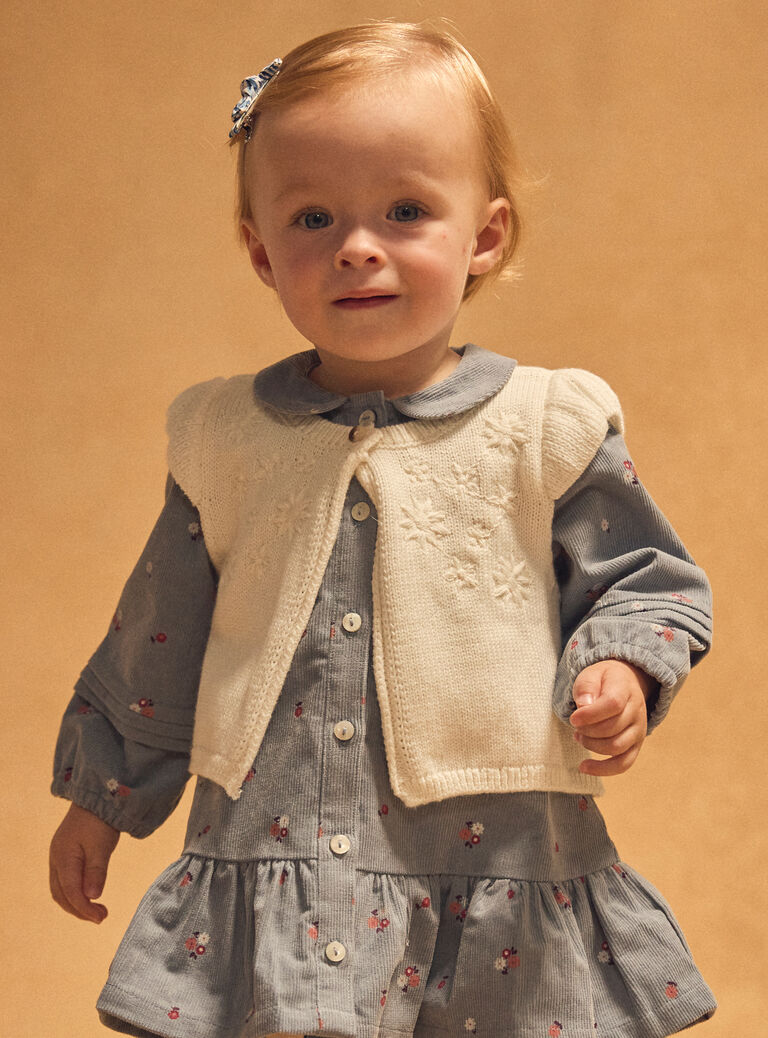 Off white CARDIGAN WHITHOUT SLEEVES NARUBY / 25H1BFV1CSM009