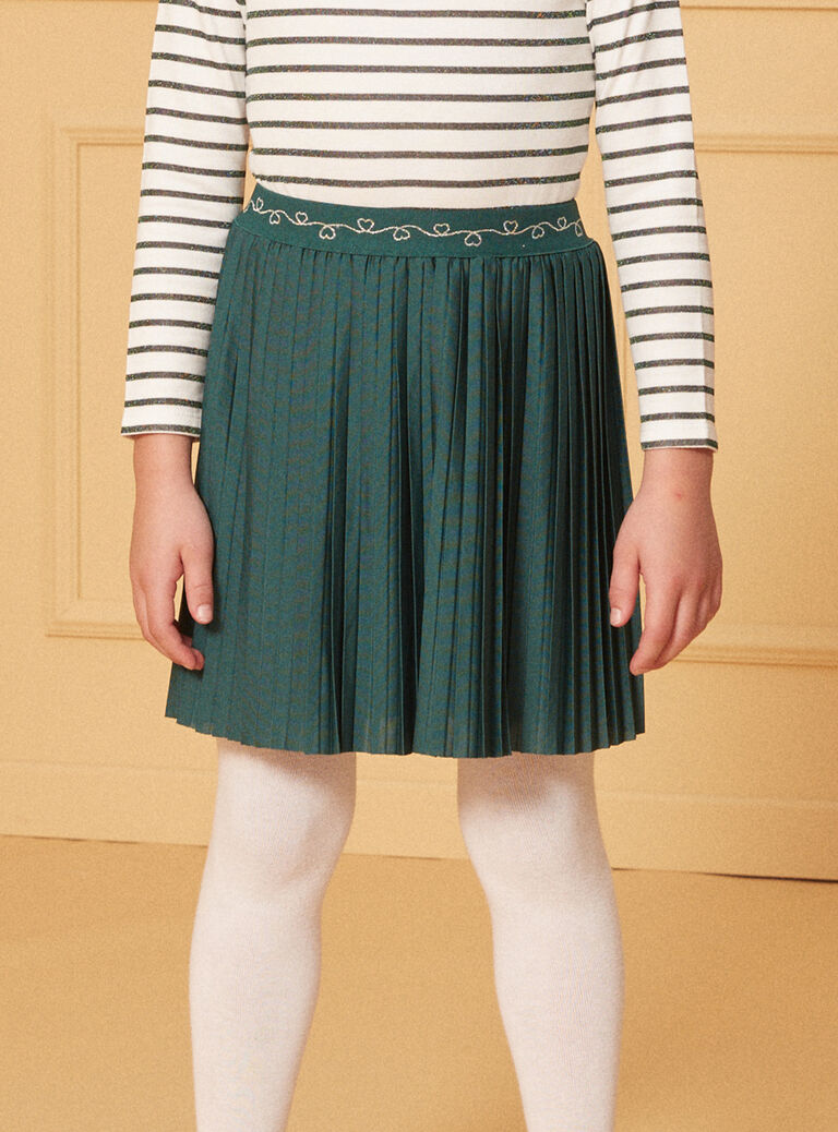 Green SKIRT LIRAMETTE 3 / 24H2PF92JUPG618