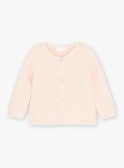 Dragée pink knitted cardigan KOLINA / 24E0CF11CARD310