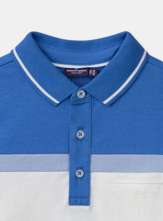 Blue POLO SHIRT MLUCAGE / 25E3PGQ1POL701