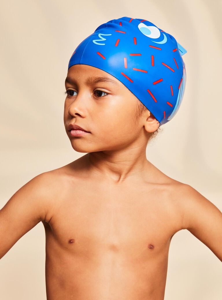 Blue and white fish ink pool cap Blue and white fish ink pool cap FRYTETAGE / 23E4PGL1D4YC214