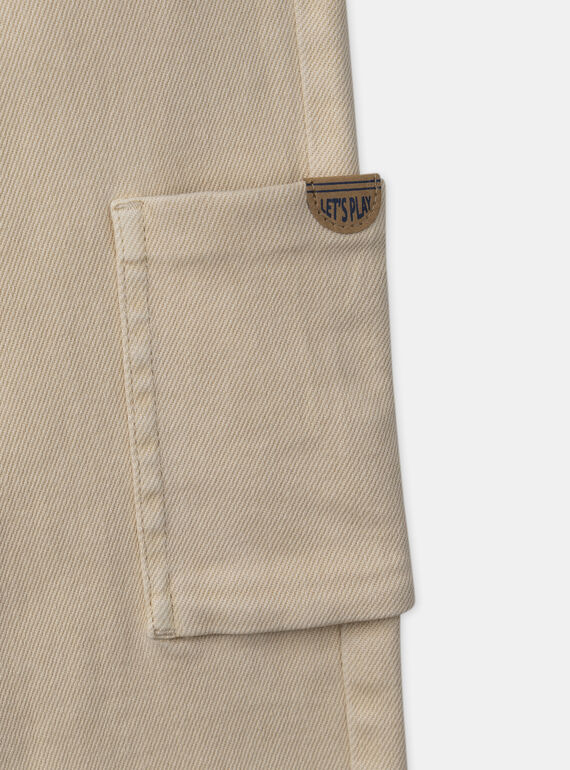 Light beige PANTS MEDIAGE / 25E3PG81PAN806