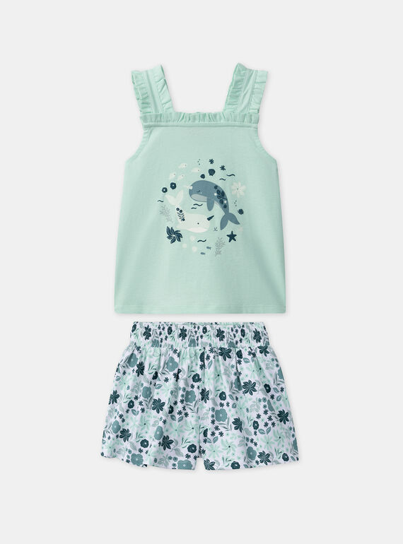 Blue green SET MTAKETTE / 25E2PFS2ENS614