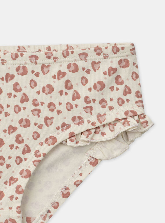 Rose wood BRIEFS / PANTY RIB NEJICETTE / 25H5PFC3SLR312