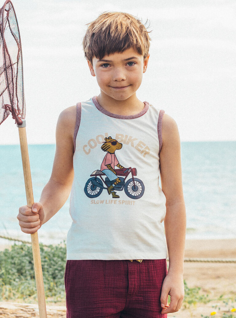 Ivory TANK TOP MRARIBAGE / 25E3PGR1DEB005