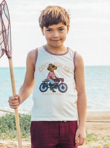 Ivory TANK TOP MRARIBAGE / 25E3PGR1DEB005