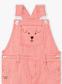 Baby boy striped twill overalls BABERLIN / 21H1BG11SAL050