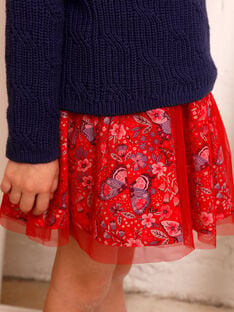Red skirt child girl ZOJUPETTE / 21E2PFB1JUP050