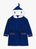 Dark terry robe with shark head hood FLOPEIGAGE / 23E5PG21PEIC209