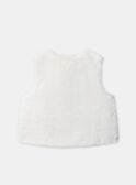Off white CARDIGAN WHITHOUT SLEEVES NANORA / 25H1BFW1CSM009