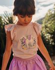 Lilac t-shirt with ruffles FLALICETTE / 23E2PFO1TMCH700