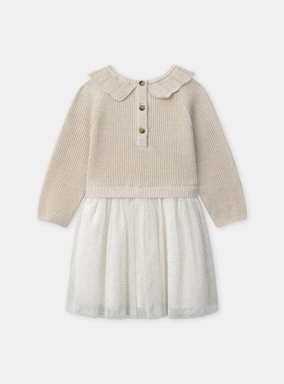 Beige DRESS NAZOLA / 25H1BFY1ROB080