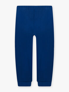 Child boy's blue and grey pyjama set with site pattern CABENAGE / 22E5PG42PYJ943