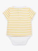 Yellow striped t-shirt body. FAROMAIN / 23E1BGS1BOD102