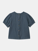 Violet blue BLOUSE MASOLENE / 25E1BFP1CHE221
