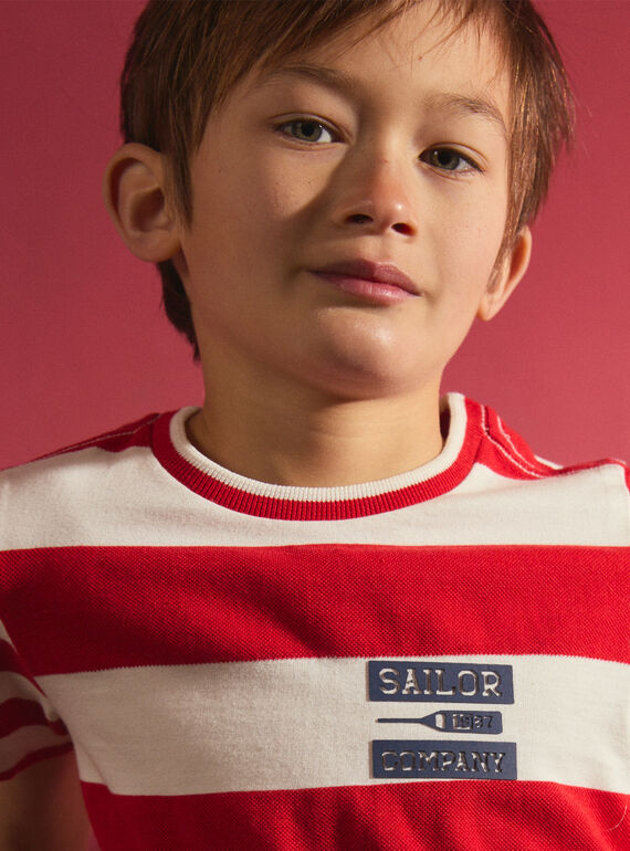 Red TEE SHIRT SS MOKENAGE / 25E3PGJ1TMC050