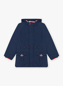 Child boy's 3-in-1 night blue raincoat CAPOLINAGE / 22E3PGG2IMP713