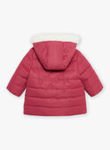 Reversible pink hooded down jacket GIDORICE / 23H1BF51D3ED330