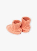Powder pink baby slippers LOICA / 24H0AF11CHPD327