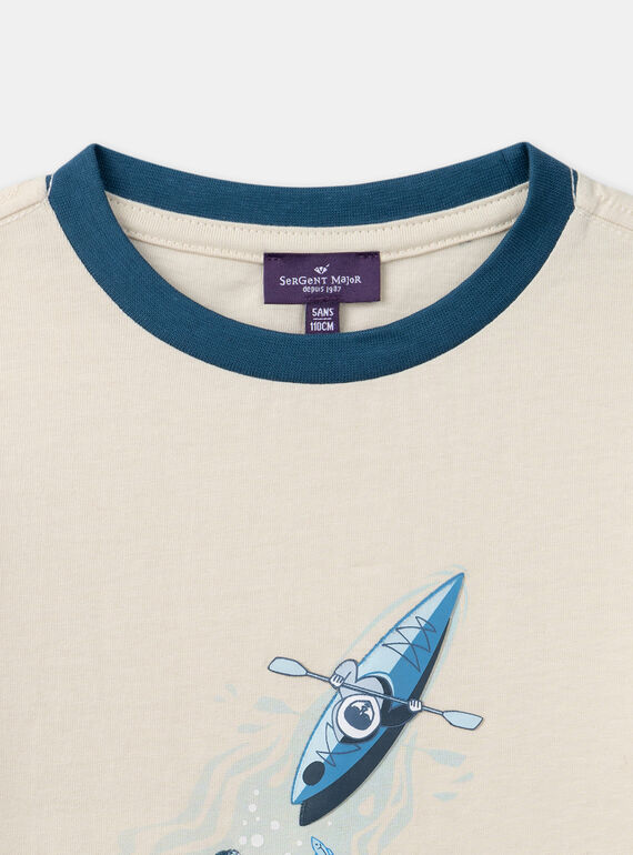 Off white TEE SHIRT LS LARICHAGE / 24H3PGR1TMLA001