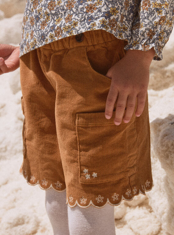 Brown SHORTS NLOSHETTE / 25H2PFW1SHOI812