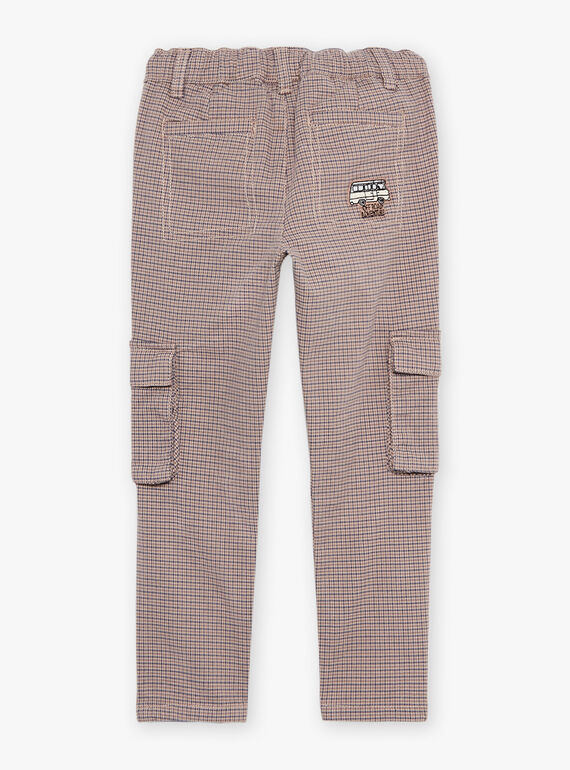 Houndstooth pattern cargo pants DEDOUAGE / 22H3PGR2PANI814