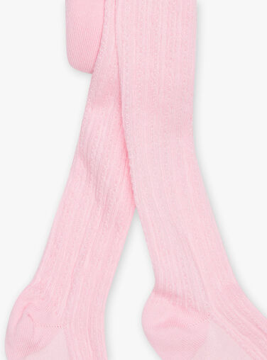 Pink fancy stitch tights FRIZETTE 2 / 23E4PFJ3COL301