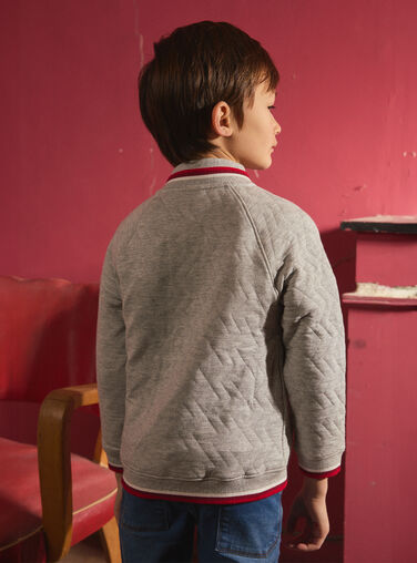 Grey KIDS CARDIGAN MOGILAGE / 25E3PGJ1GILJ920
