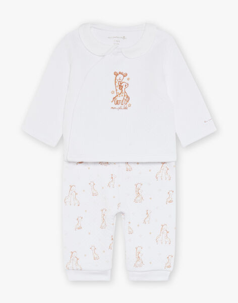 Off white tubique top and pants set FOLLIEN / 23E0NM61ENS000
