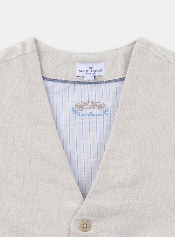 White WAISTCOAT KREGILAGE / 24E3PGL1GSM000