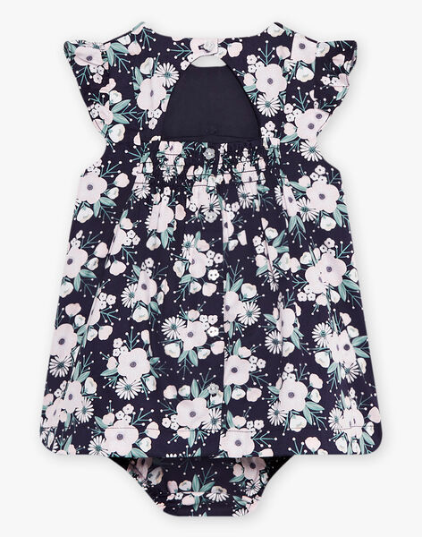 Baby girl floral print formal dress and bloomer CAJUNE / 22E1BFH1CHSD302