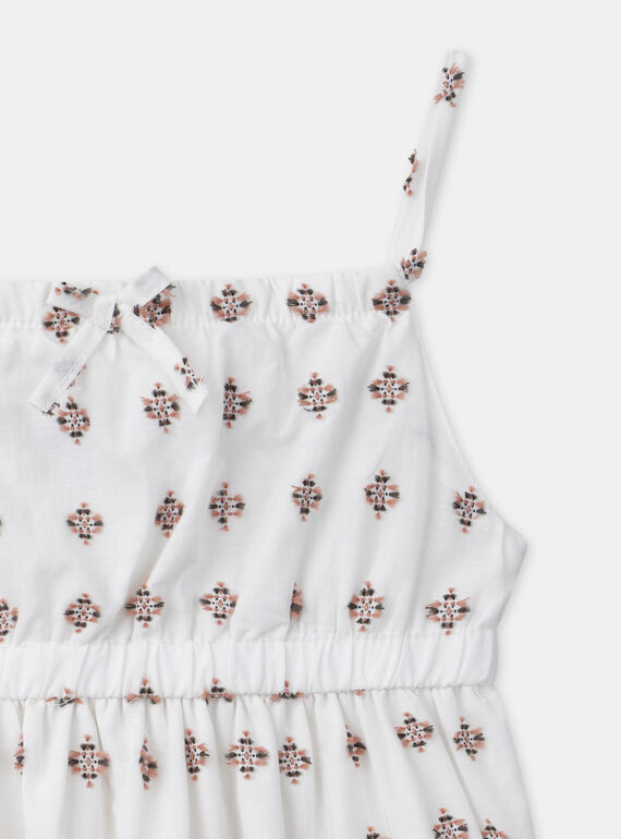 Off white SUNBATHING DRESS MRABROETTE / 25E2PFR2RBS001