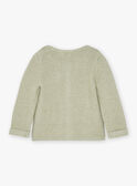 Sage green knitted cardigan KOOP / 24E0CG11CARG610