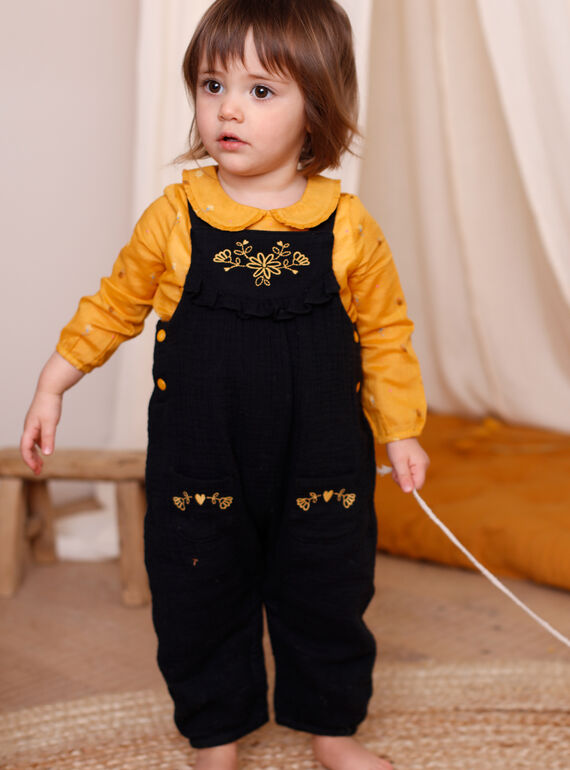 Black overalls baby girl ZADOLLY / 21E1BF91SAL090