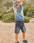 Dark blue cargo shorts FLEDIMAGE / 23E3PGS3BERK005
