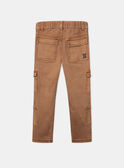 Terracotta cargo trousers KROPANTAGE / 24E3PGE1PAN408